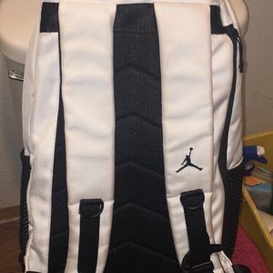 JORDAN BACKPACK BLACK/WHITE $90 OBO